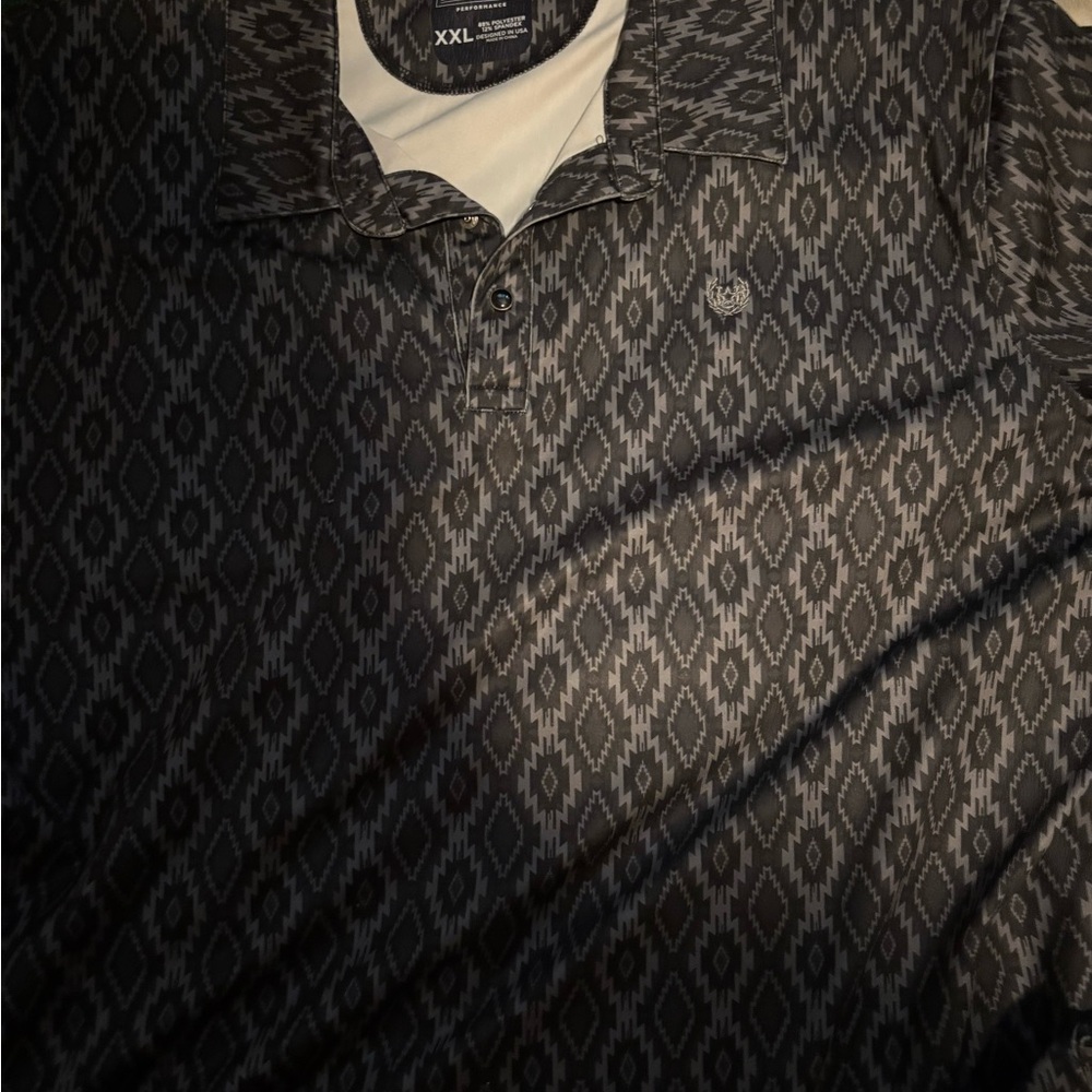 Panhandle Black Patterned Shirt - image 1
